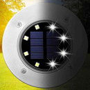 Luzes Solares para Jardim com 8 LEDs À prova d'água IP65 - Para Gramado, Interior, Pátio, Decoração 🔥