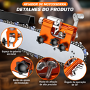 AfiaSerra Pro™ - Afiador Profissional para Motosserra + BRINDE HOJE: Luvas de Proteção GRÁTIS